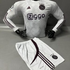uniforme ajax blanco con negro